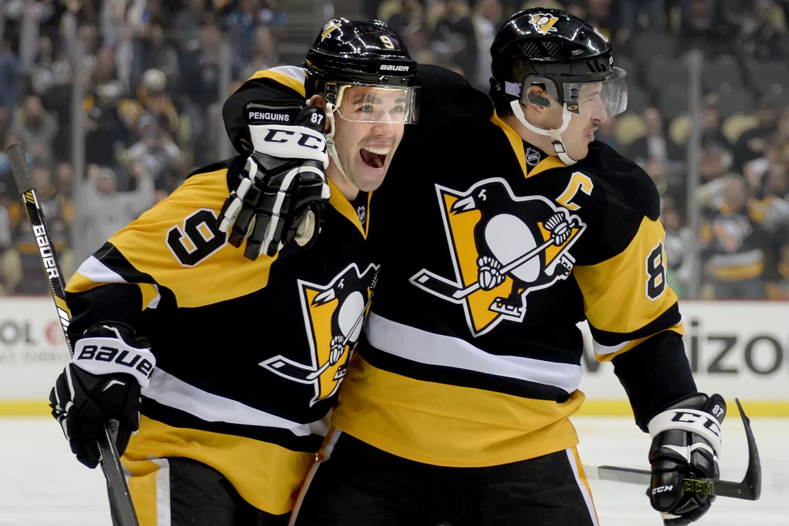 Evgeni Malkin celebrated his smooth shootout winner in the worst